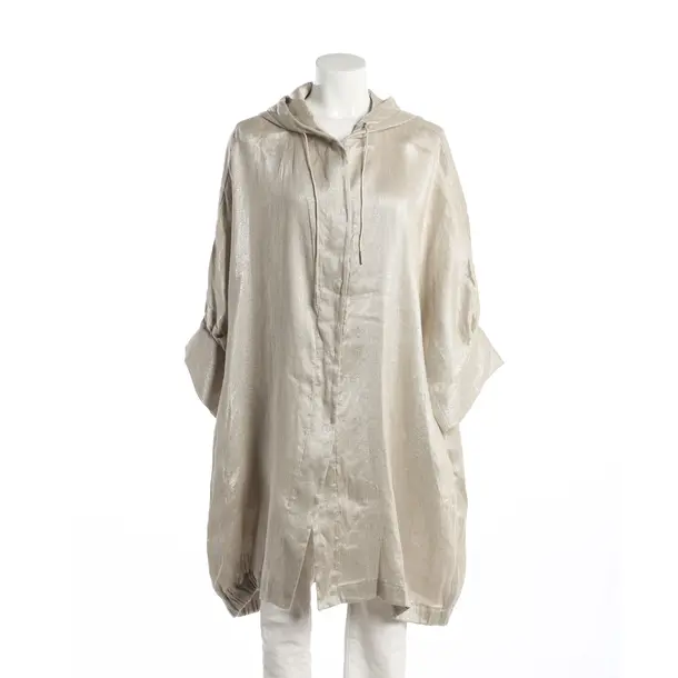 Sommermantel, in Beige, Leinen, Fabiana Filippi