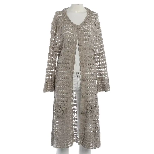 Strickjacke, in Hellbraun, Seide, Allude