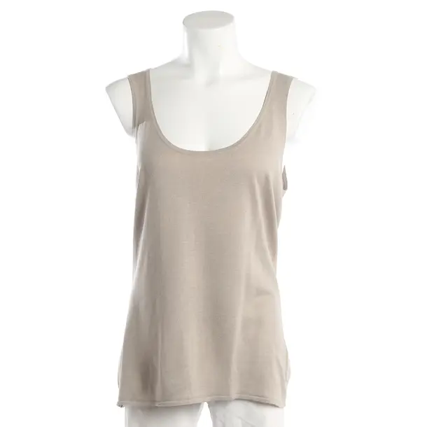 Top, in Hellbraun, Seide, Allude