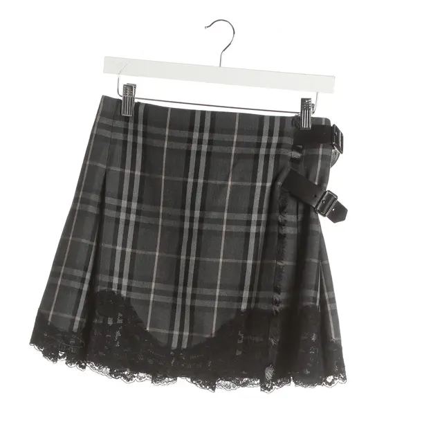 Rock, in Grau, Wolle, Burberry