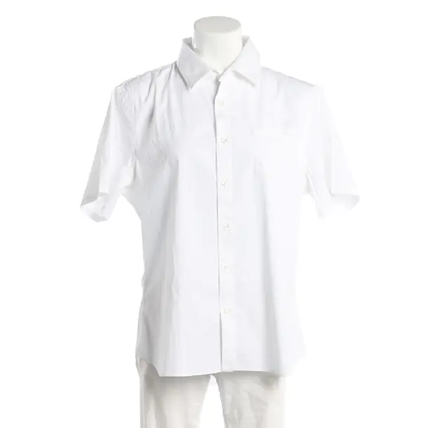 Bluse, in Weiß, Baumwolle, Prada