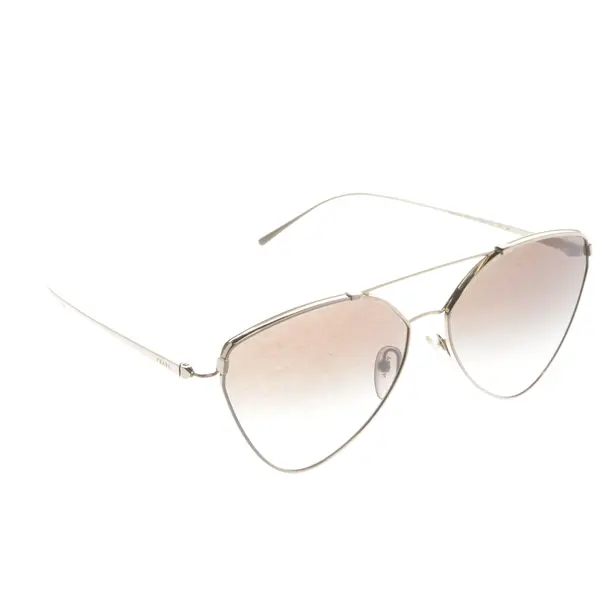 Sunglasses, in Gold, Synthetic / Metal, Prada
