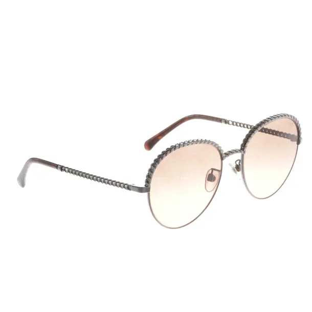 Sunglasses, in Silver, Synthetic / Metal, Chanel