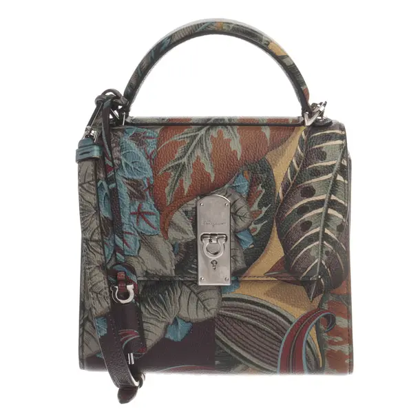 Handbag, in Multicolored, Leather, Salvatore Ferragamo