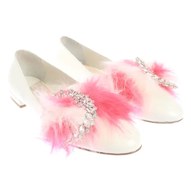 Ballet Flats, in White, Miu Miu