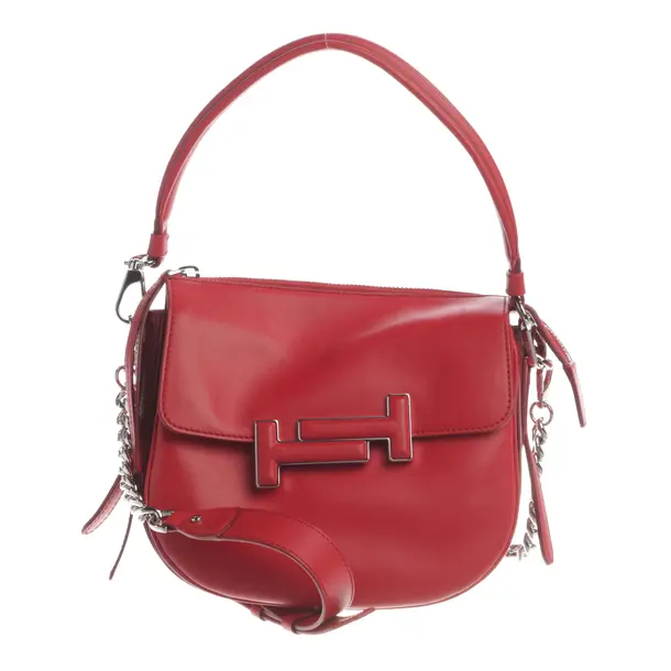 Handbag, in Red, Leather, Tod´s
