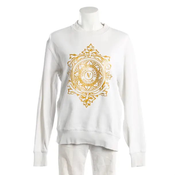 Sweatshirt, in Weiß, Baumwolle, Versace Jeans Couture