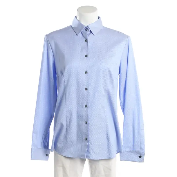 Bluse, in Blau, Baumwolle, Van Laack