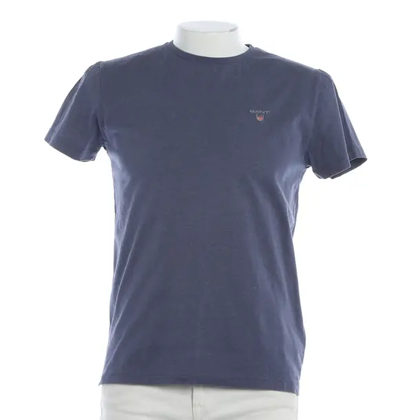 T-Shirt, in Blau, Baumwolle, Gant