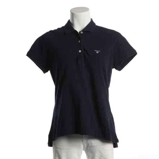 Poloshirt, in Blau, Baumwolle, Gant