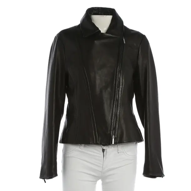 LeatherJacket, in Black, Leather, Hugo Boss