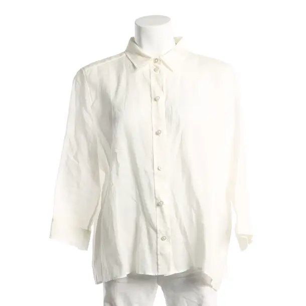 Bluse, in Weiß, Ramie, Marc Cain