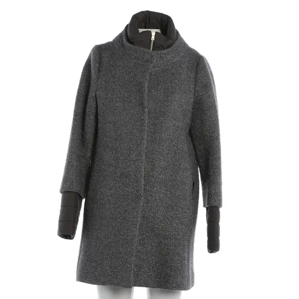 Winter Jacket, in Gray, Wool, Herno