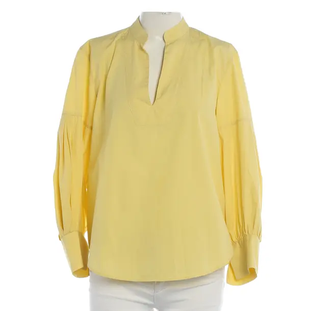 Blouse, in Yellow, Cotton, Windsor