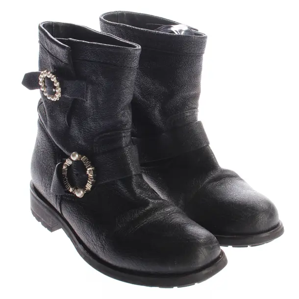 Stiefeletten, in Schwarz, Jimmy Choo