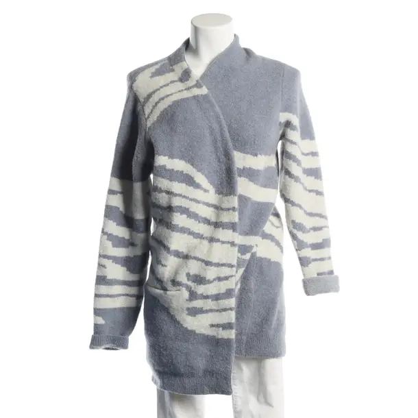 Strickjacke, in Blau, Wolle, Bloom