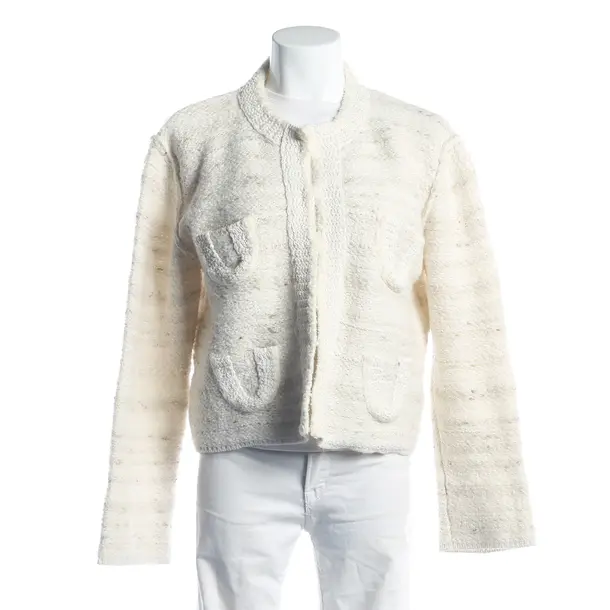 Cardigan, in Cream, Wool, Dorothee Schumacher