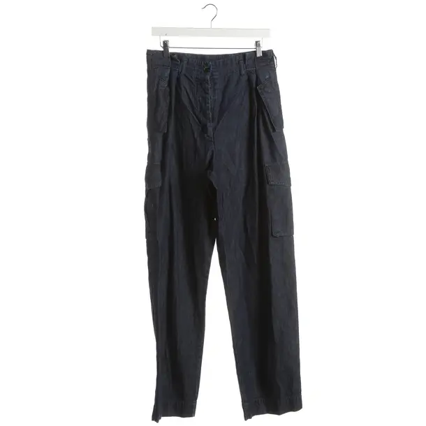 Straight Fit Jeans, in Navy, Cotton, Dries van Noten