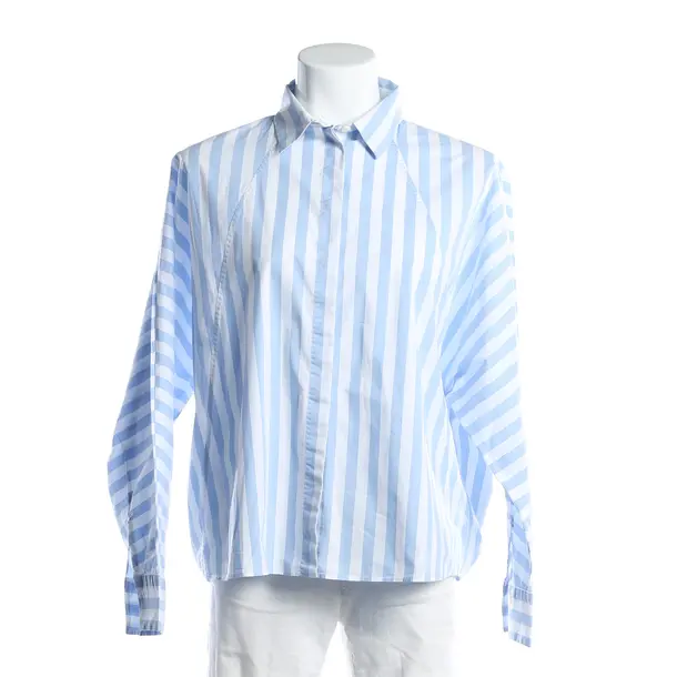 Blouse, in Blue, Baumwolle, Le Sarte Pettegole