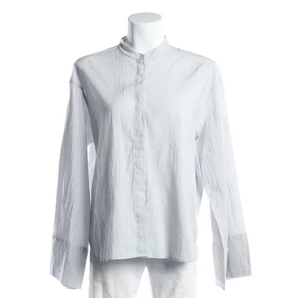 Blouse, in Light Gray, Viskose, Closed