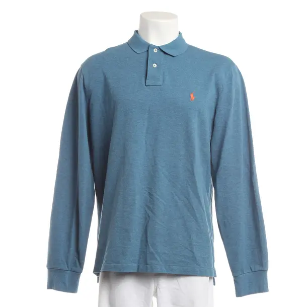 Manica lunga, in Azzurro, Cotone, Polo Ralph Lauren