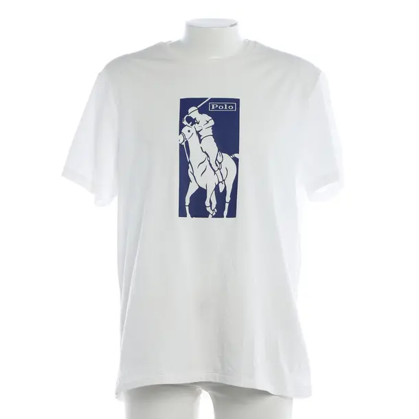 T-Shirt, in White, Cotton, Polo Ralph Lauren