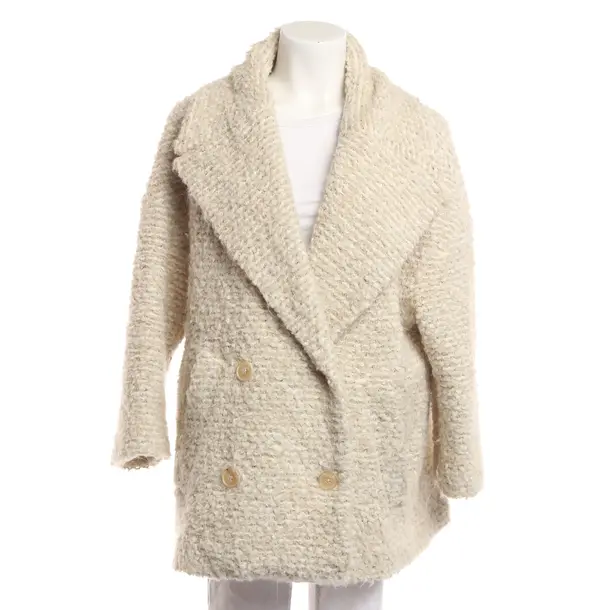 Mid-Season Coat, in Beige, Wolle, Drykorn