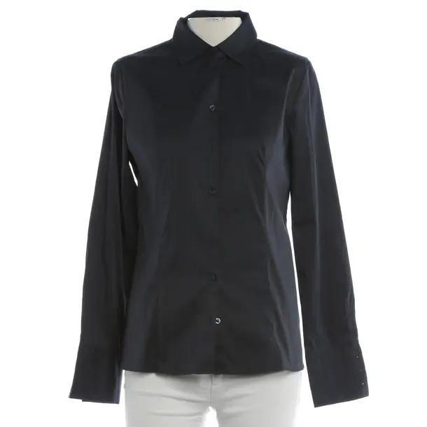 Blouse, in Navy, Cotton, Hugo Boss Red Label