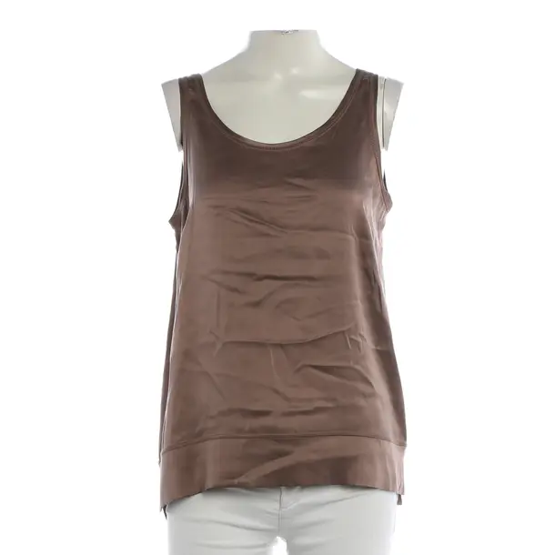 Top, in Brown, Silk, Odeeh