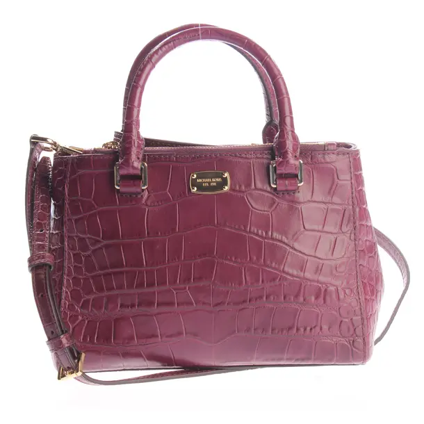 Handbag, in Purple, Leather, Michael Kors