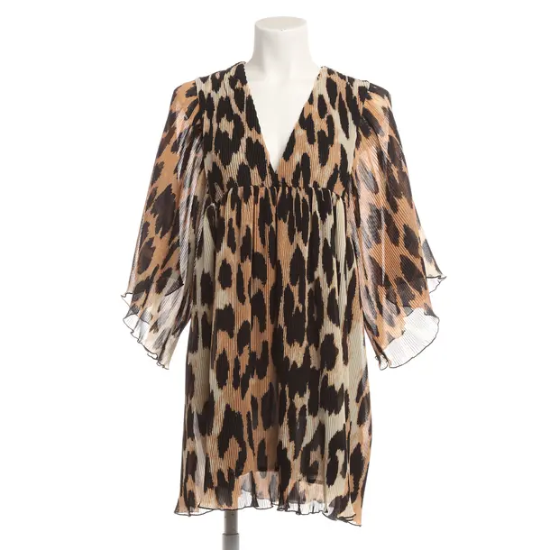 Dress, in Light Brown, Polyester, Ganni