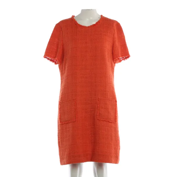 Dress, in Dark Orange, Cotton, Windsor