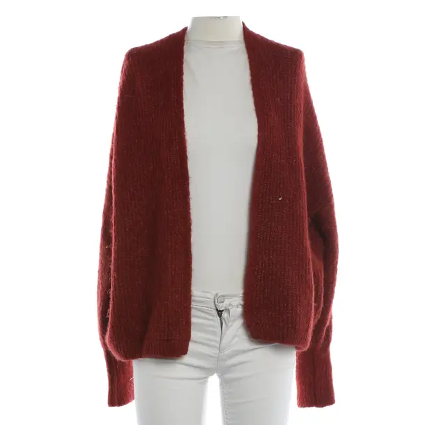 Strickjacke, in Rot, Polyacryl, American Vintage