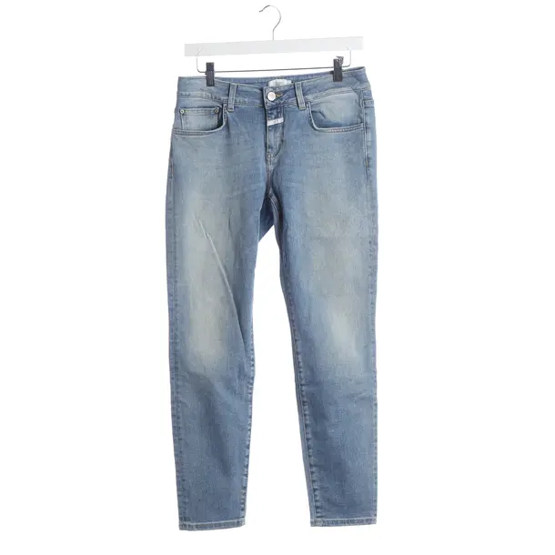 Jeans skinny, in Azzurro, Cotone, Chiuso
