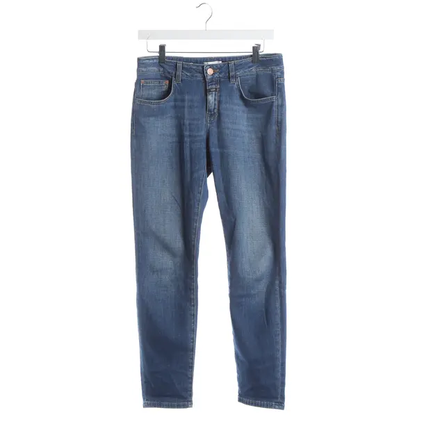 Jeans skinny, in Blu, Cotone, Chiuso