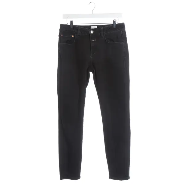 Jeans slim fit, in Nero, Cotone, Chiuso