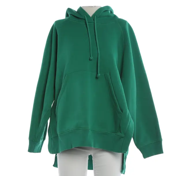 Hoodie, in Green, Cotton, Closed