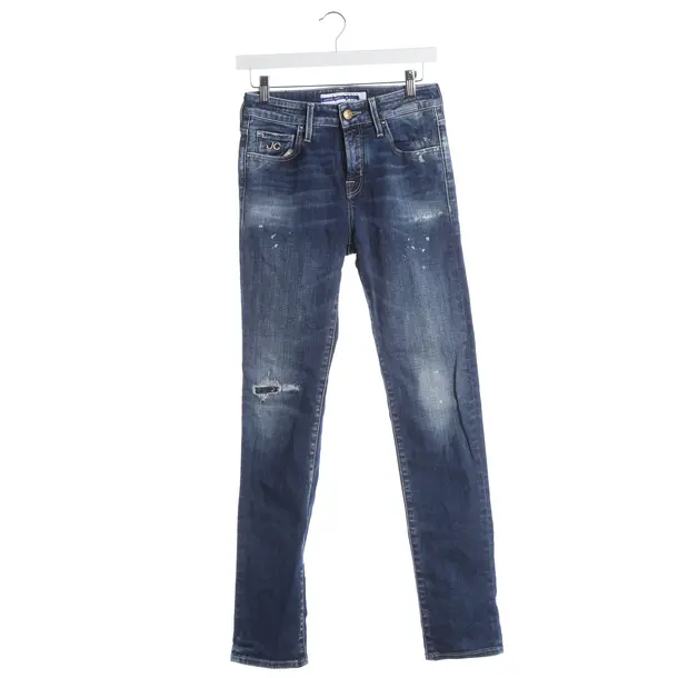 Skinny Jeans, in Blue, Cotton, Jacob Cohen