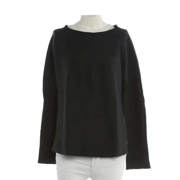 Pullover, in Dunkelgrau, Baumwolle, Drykorn