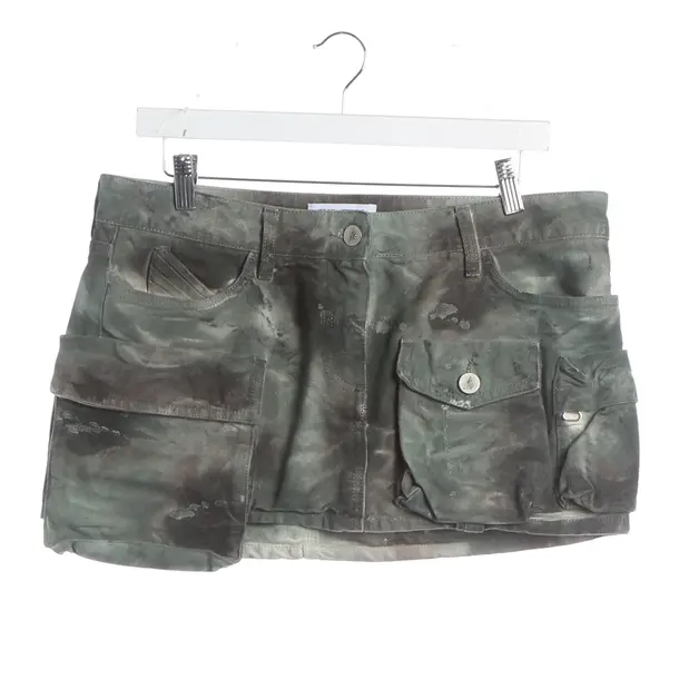 Skirt, in Camouflage, Cotton, The Attico