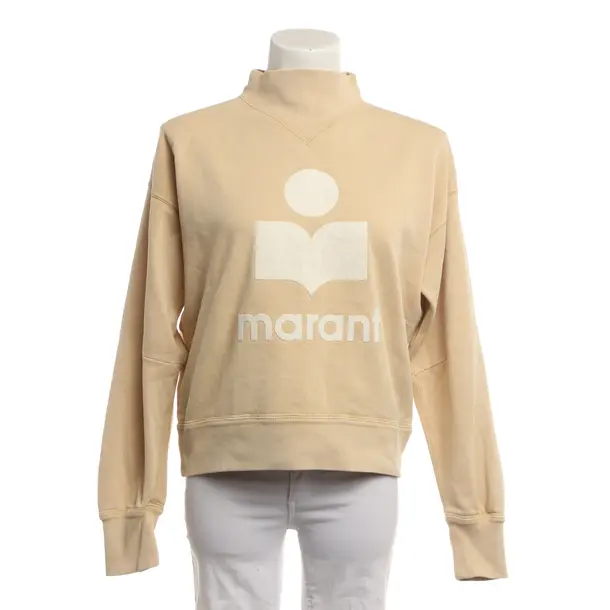 Sweatshirt, in Hellbraun, Baumwolle, Isabel Marant Étoile