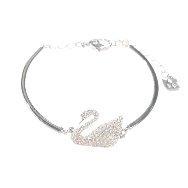 Armband, in Silber, Metall (metallisch, metallisiert), Swarovski
