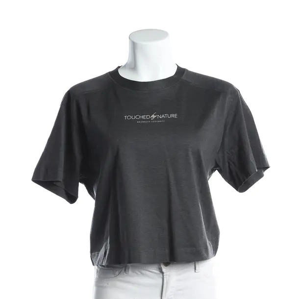 Shirt, in Gray, Cotton, Brunello Cucinelli