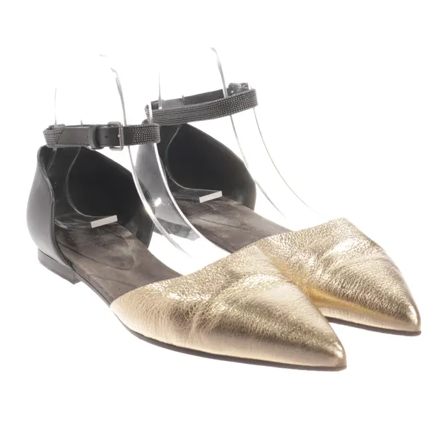 Halbschuhe, in Gold, Brunello Cucinelli