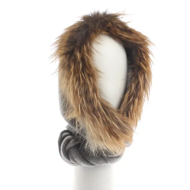 Beanie, in Gray, Wool, Fabiana Filippi