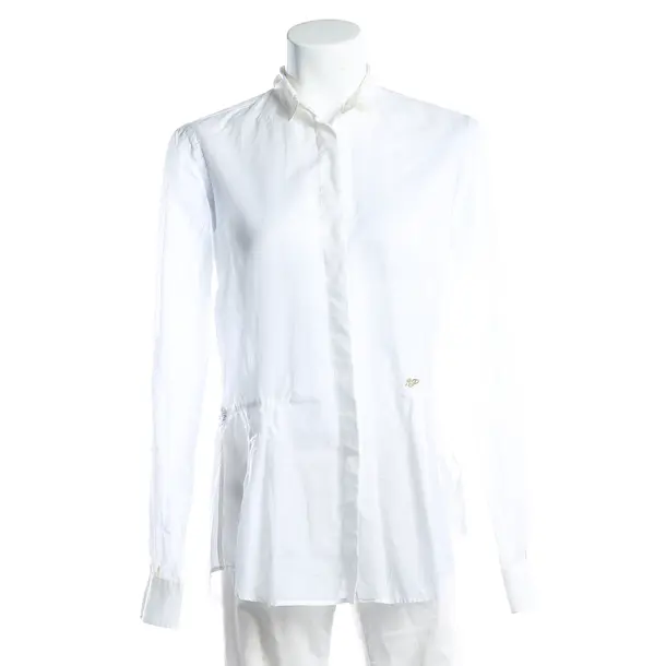 Blouse, in White, Cotton, Le Sarte Pettegole