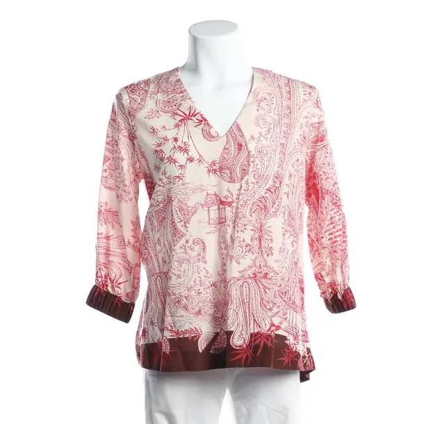 Blouse, in Light Red, Cotton, Le Sarte Pettegole