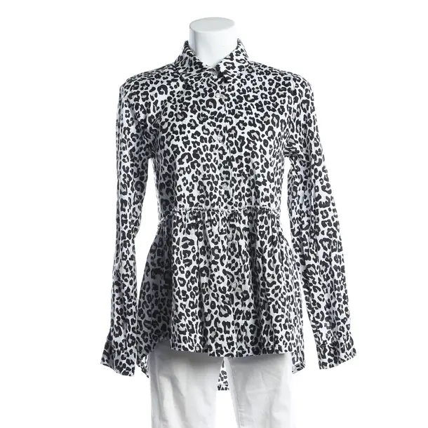 Blouse, in Black, Cotton, Grace