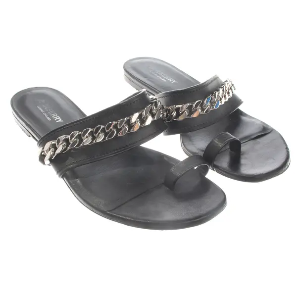 Sandals, in Black, Burberry