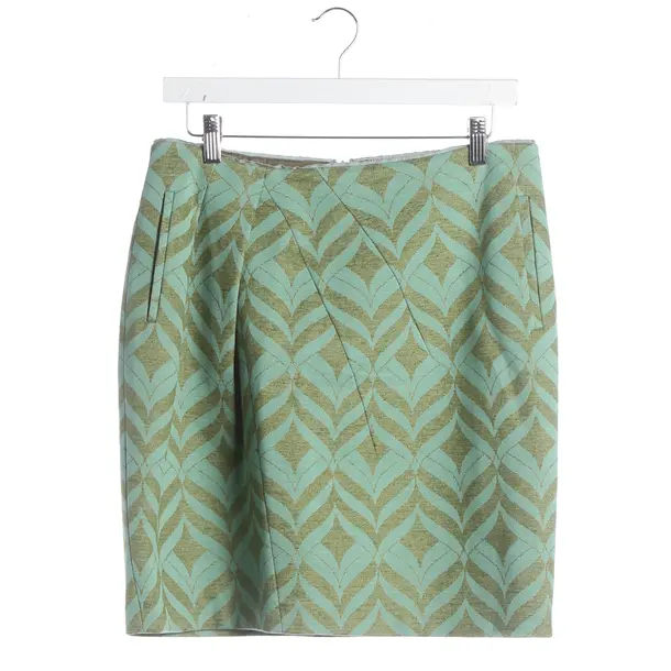 Skirt, in Green, Linen, Odeeh